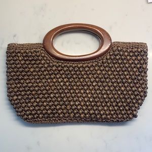 Wood Bead Clutch